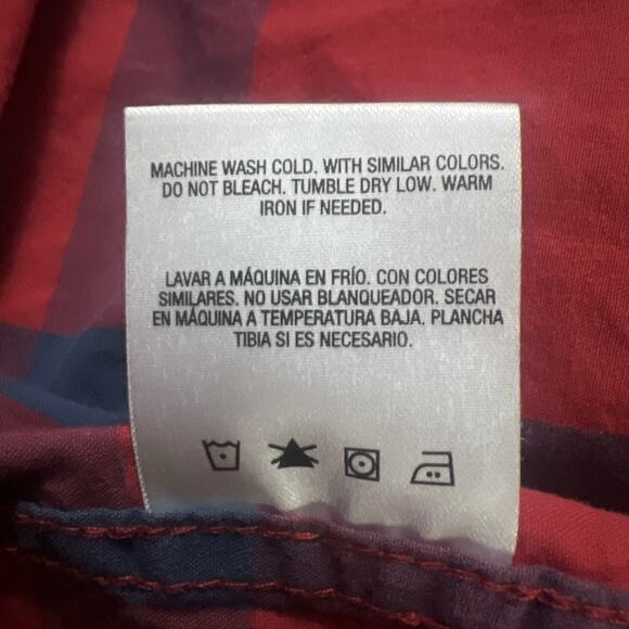 Roebuck & Co. Plaid Button Up Shirt Size XXL Red Western Preppy Casual - Picture 7 of 7